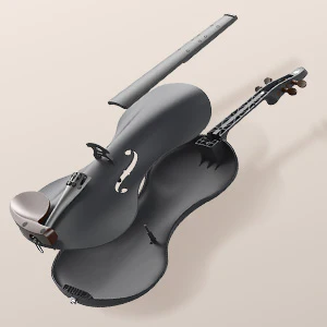 Donner Rising-V Carbon Fiber Violin - Beirut Violin Shop
