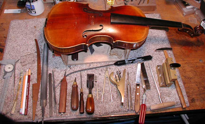 Violin full sound and wood set up